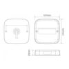 L99AR LED Autolamps 12V Square Combination Lamp