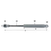 MP1151 Gas Strut & Hinge Bracket for Caravan Cupboards - Image 2