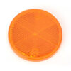 MP1632SSB WAS Round Amber Reflector Self Adhesive