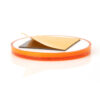 MP1632SSB WAS Round Amber Reflector Self Adhesive
