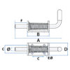 MP81313B Spring Bolt 210mm x 12mm