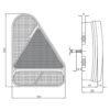 AJBA 12V Vertical Combination Lamp