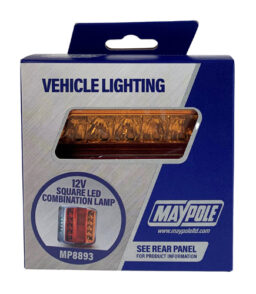MP8893 12V LED Square Combination Lamp Display Packed