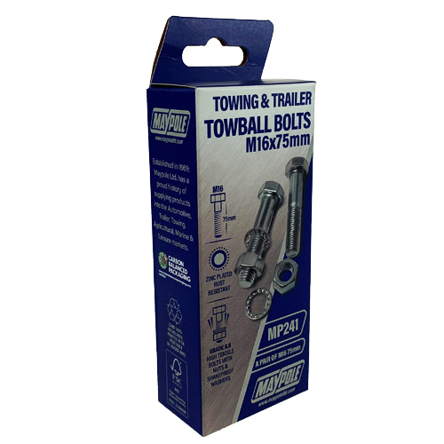 MP241 High Tensile (8.8) Nuts & Bolts M16 x 75mm