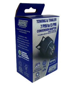 MP600 Professional Adaptor 7 Pin Car/Vehicle To 13 Pin Trailer/Caravan Adaptor Display Packed