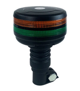 MP4087 12/24V LED Flexi DIN Mount Dual Amber & Green Beacon R10/IP67