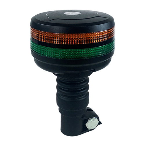 MP4087 12/24V LED Flexi DIN Mount Dual Amber & Green Beacon R10/IP67